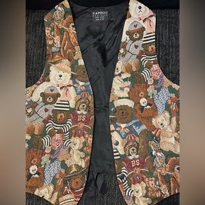 Vintage Bear Vest. Gently used condition. Made in the USA.
